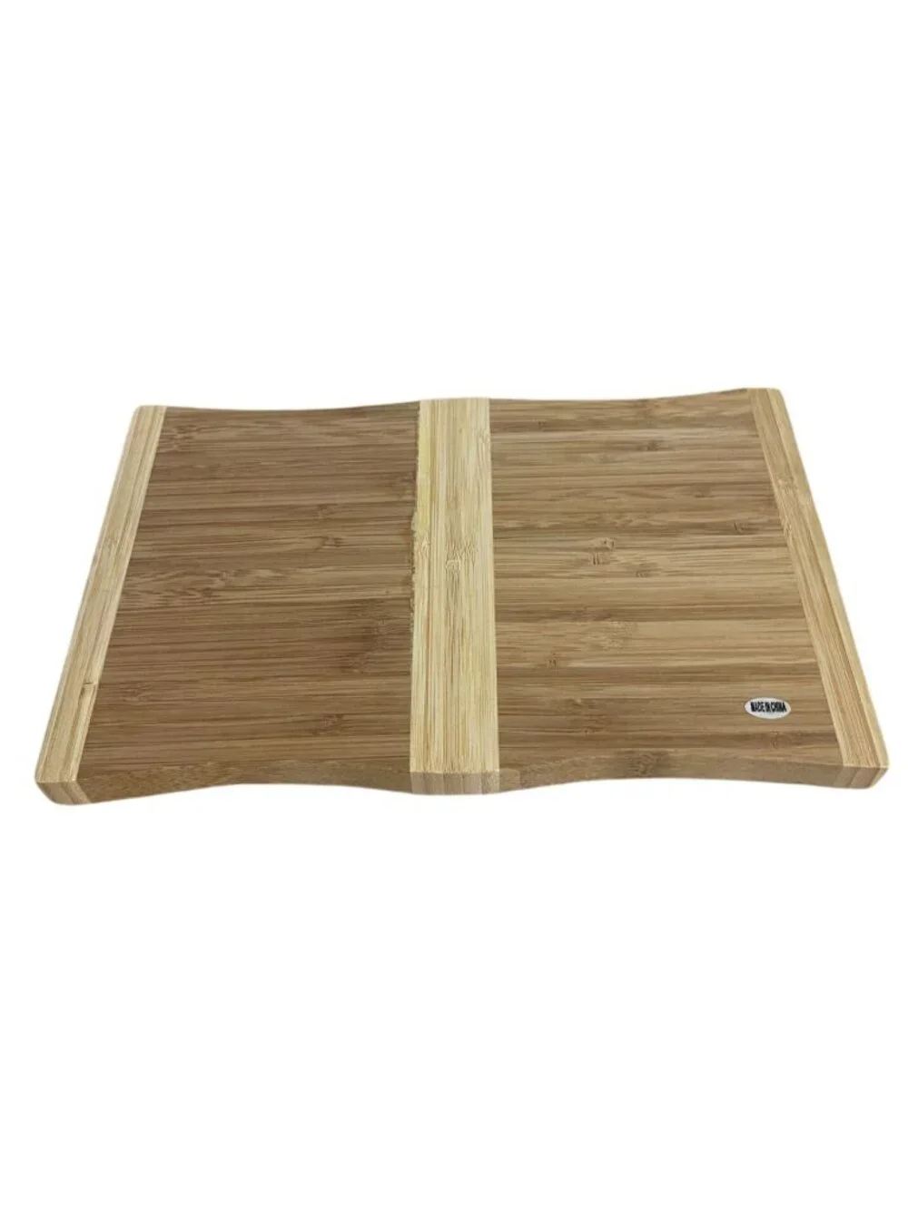 Bamboo Kitchen Cutting Board Wavy Edges Mini Cheese board